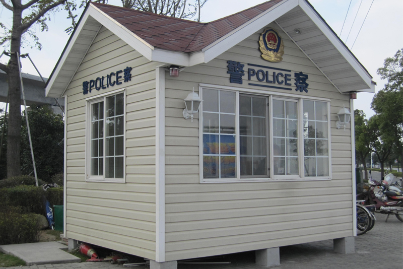 雕花板崗亭
